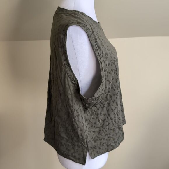 All in Motion XXL Green Sleeveless Boxy Fit Crop Top, NEW - Picture 3 of 6